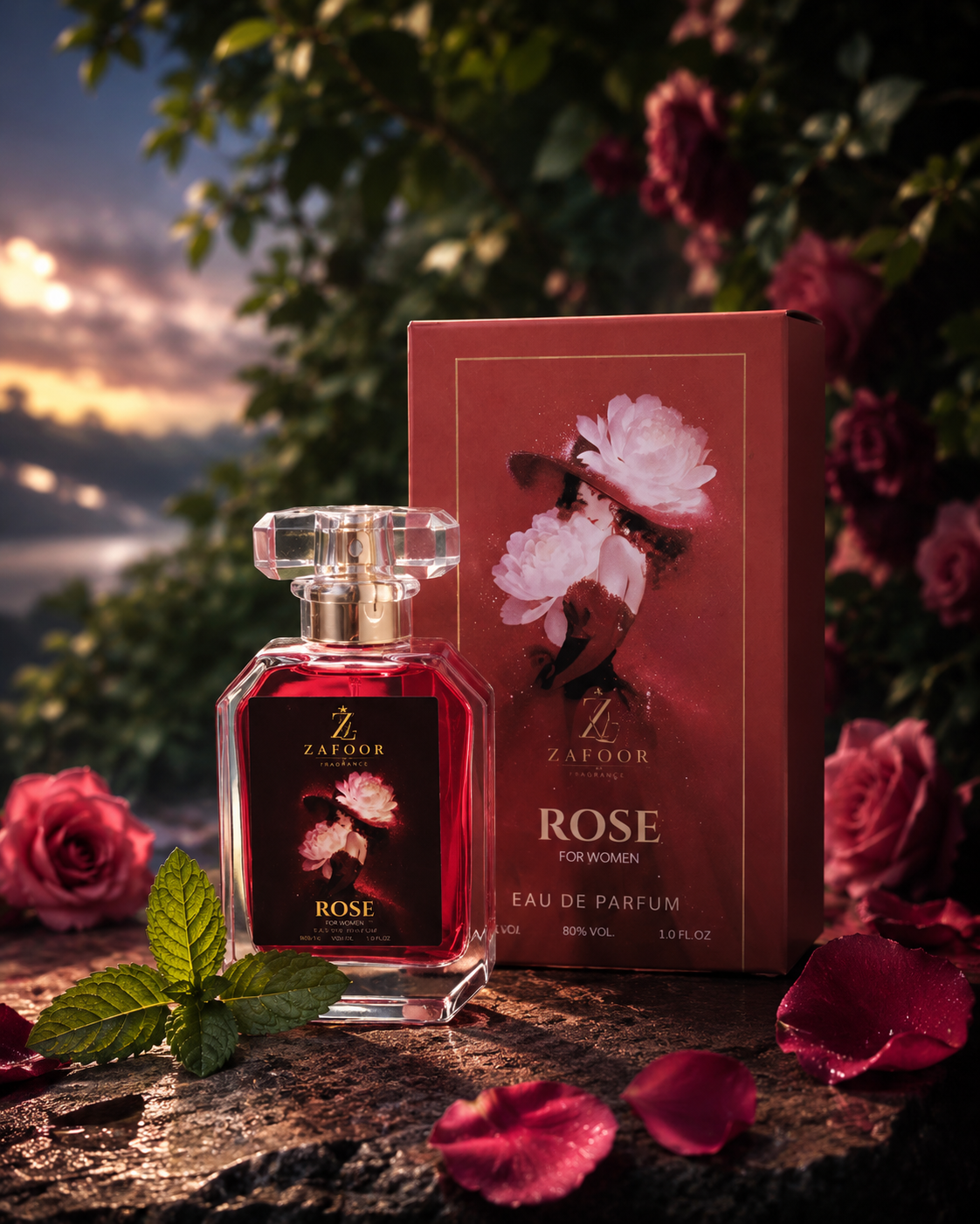 Zafoor Fragrance Rose Eau De Parfum For Women – 50ml