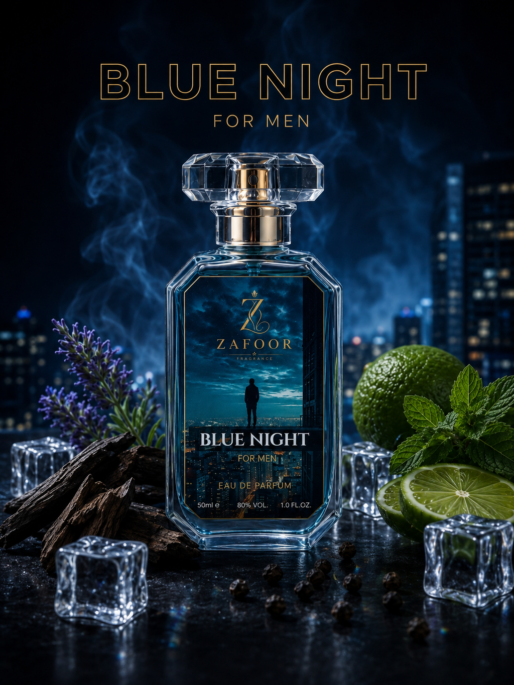 Zafoor blue night for men 50ml