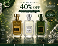 Advance booking only 40%off discount perfume and free delivery